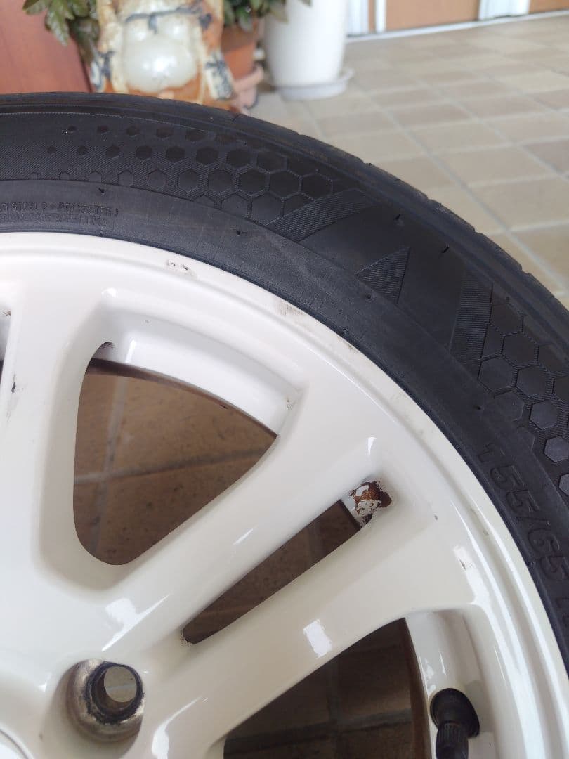 N-BOX+ JF1 純正 14インチ アルミホイール 新品タイヤ 岐阜 手渡し