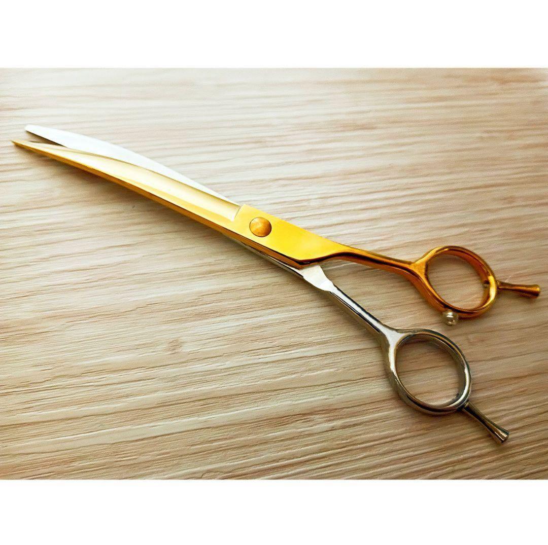 最高級カーブシザー✨切れ味抜群✨トリミングシザートリマートリミングママミング