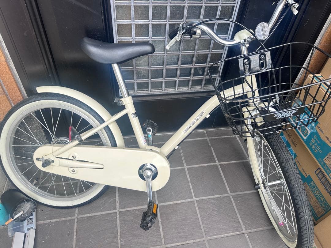 子供用 自転車 あさひ イノベーションファクトリー 18インチ アイボリー