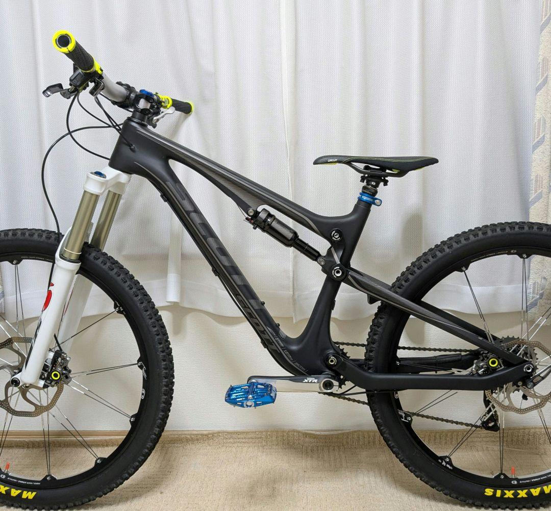 学生値引可Scott フルサス　カーボンフレームM　27.5【ウィリーコツ伝授】