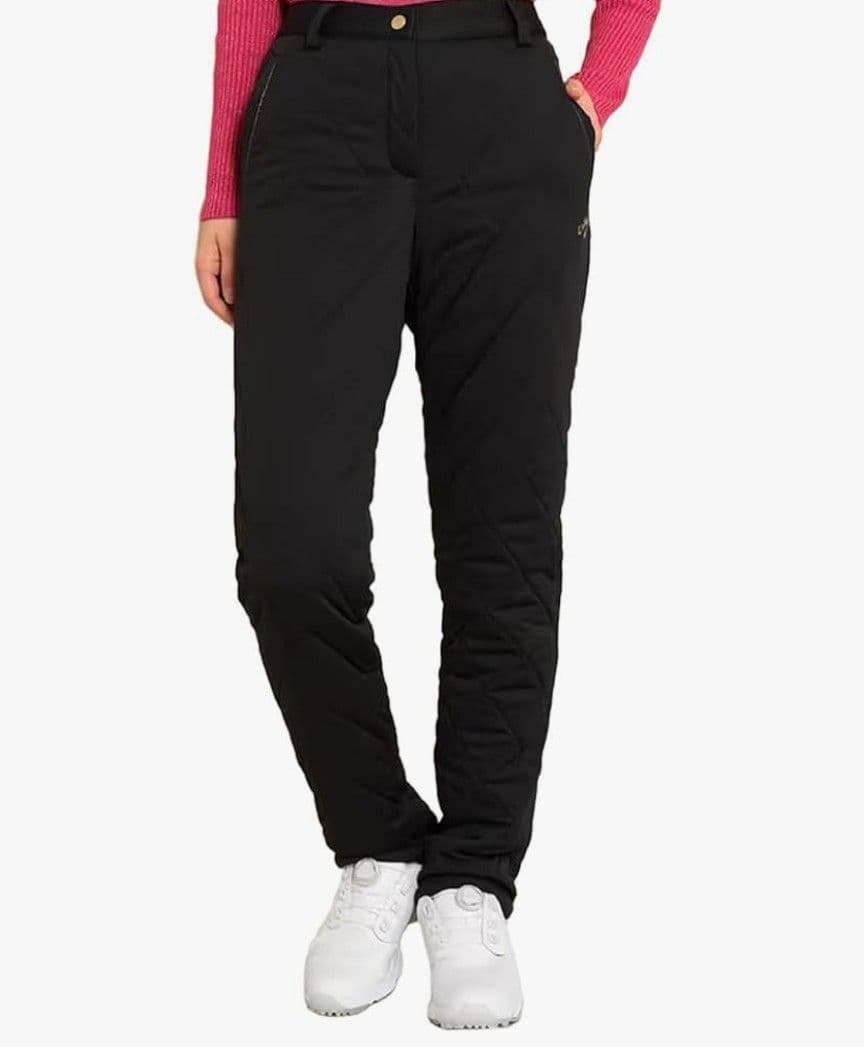 Callaway新品未使用 レディースゴルフ中綿パンツ ブラック S