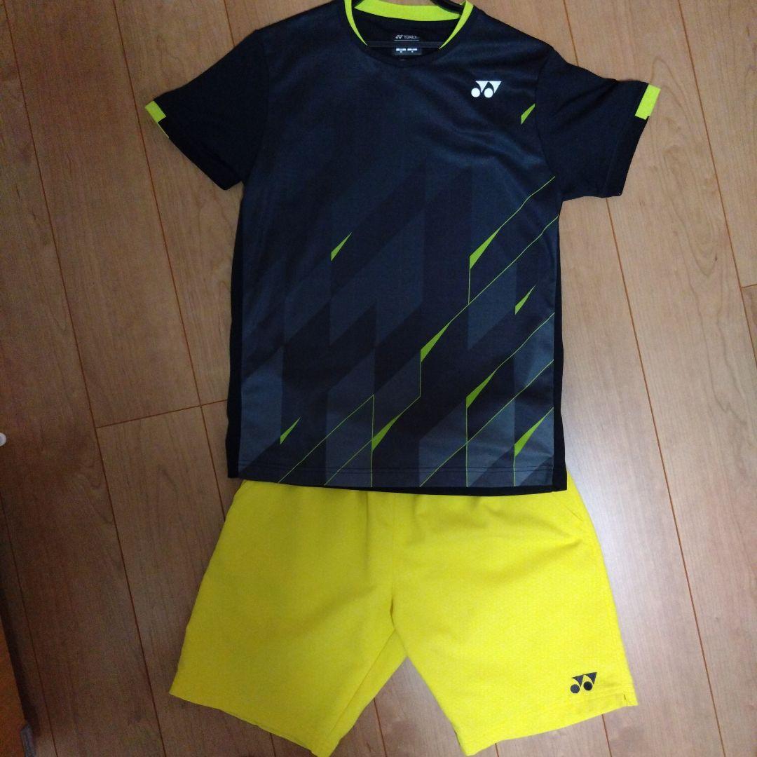 YONEX バドミントン ウェア上下セット/ 黄色