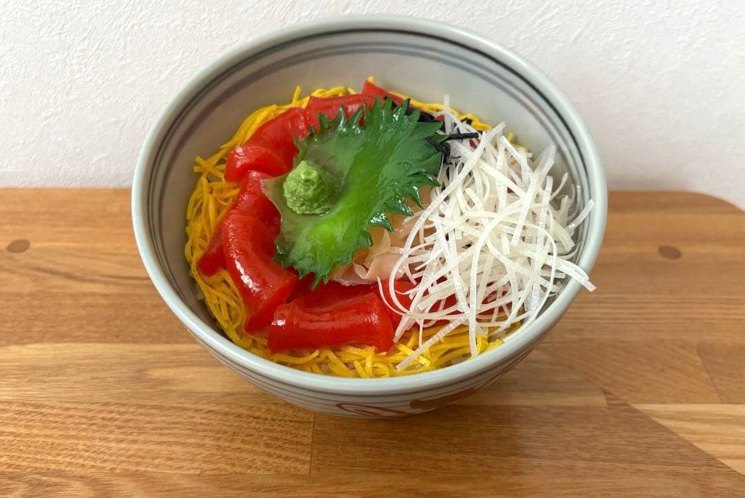 SALE✩.*˚イワサキ・ビーアイ 岩崎(株) 食品サンプル マグロ丼 置物