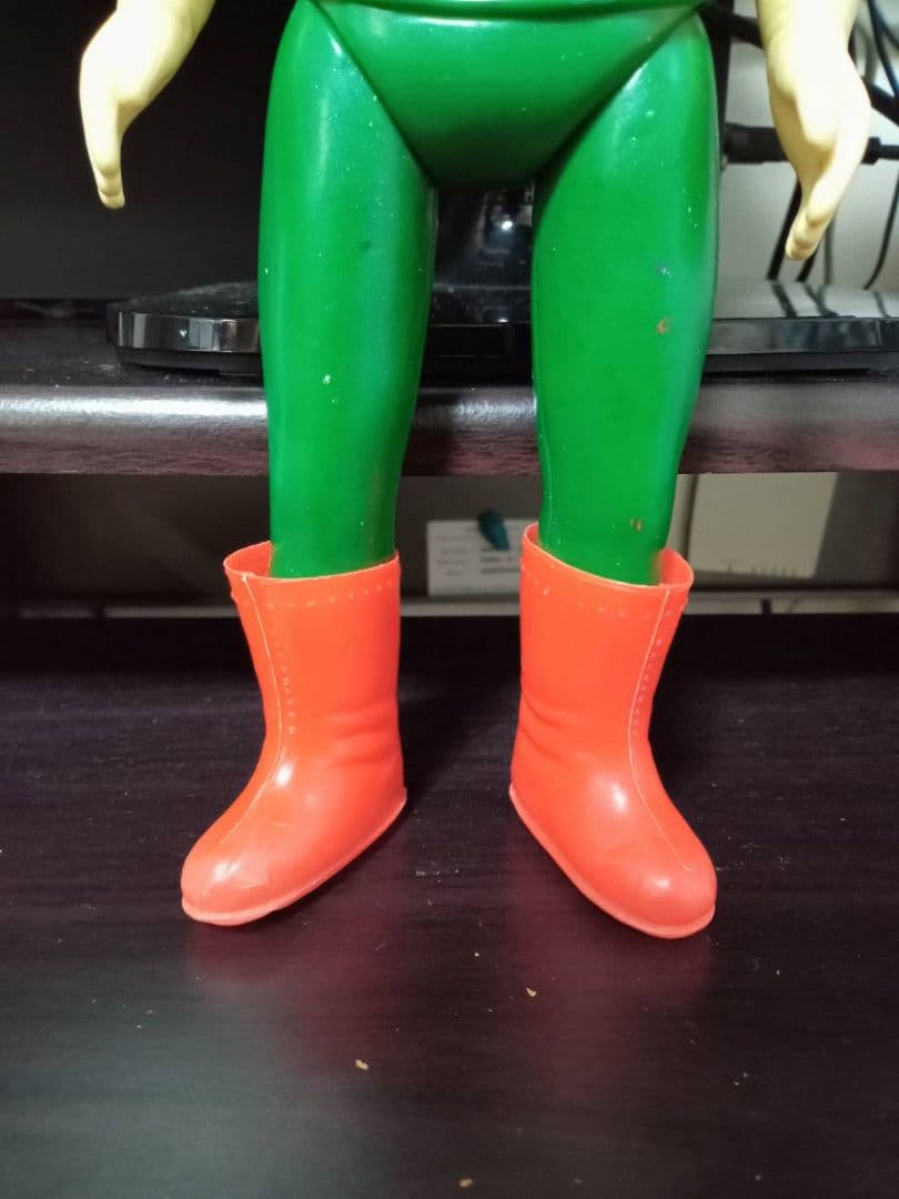 旧バンダイ 仮面ライダーV3 面取れ スタンダード ソフビ 当時物