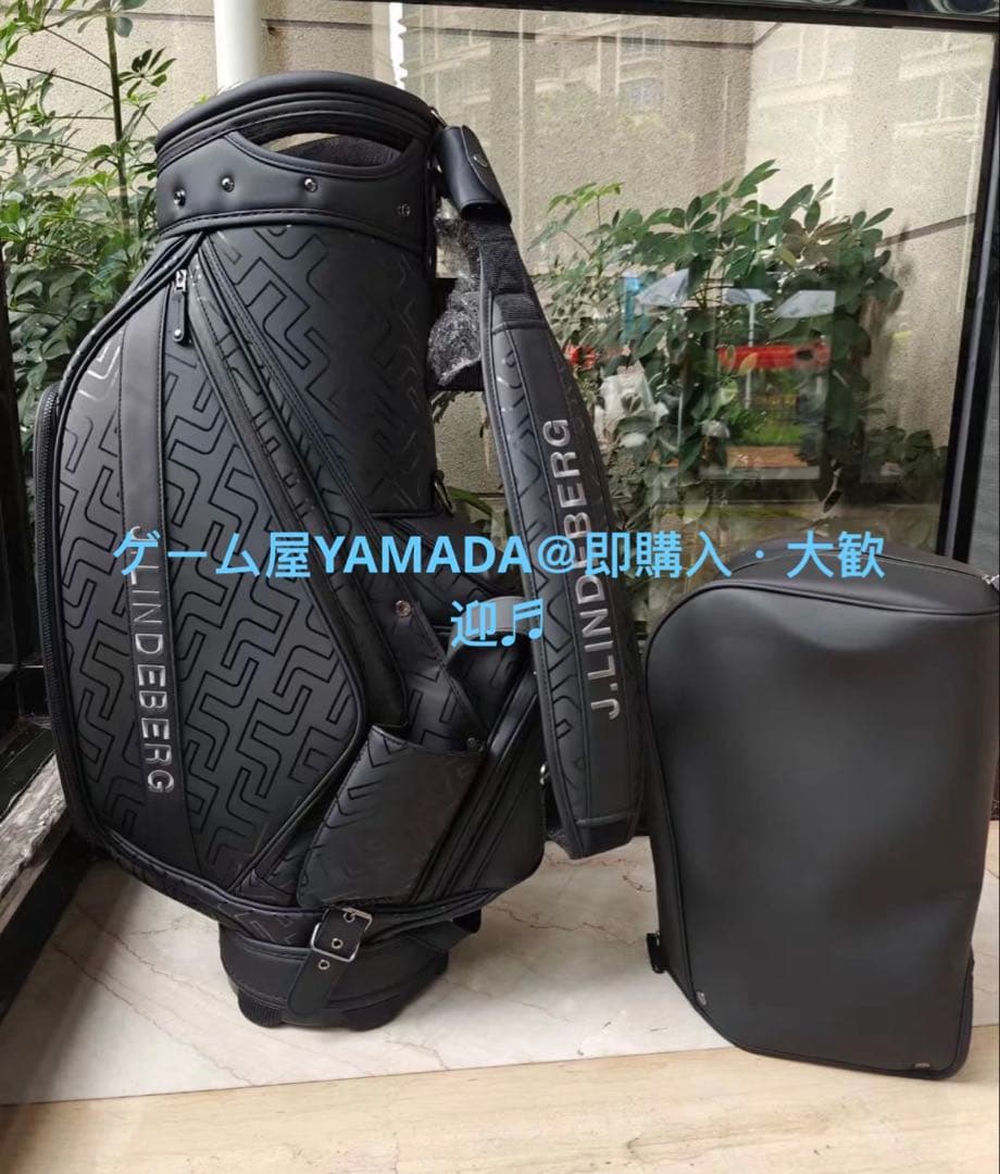 ジェイリンドバーグJLINDEBERG コラボ キャディバッグ PUボールバッグ