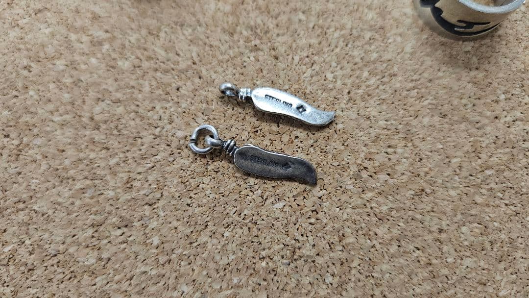 シルバーアクセサリー リング、ペンダントトップ 10点セット