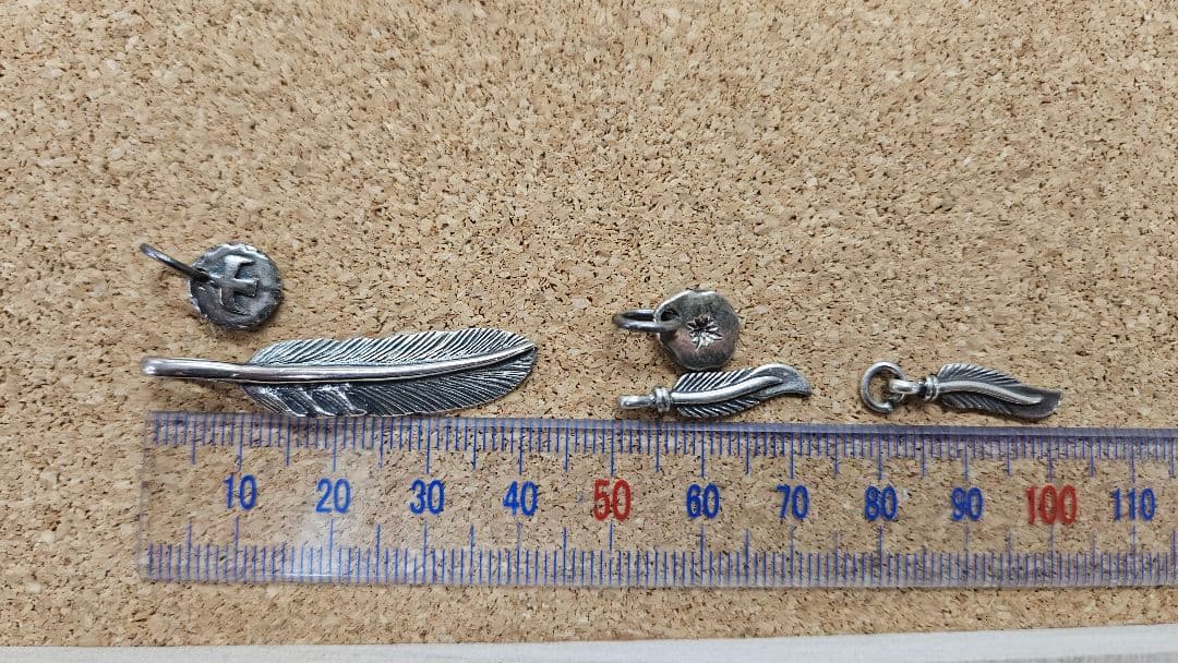 シルバーアクセサリー リング、ペンダントトップ 10点セット