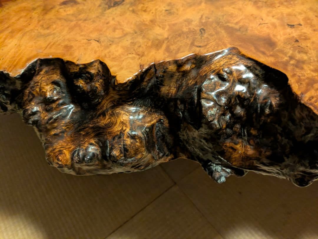 【花梨一枚板】高級天然木製座卓