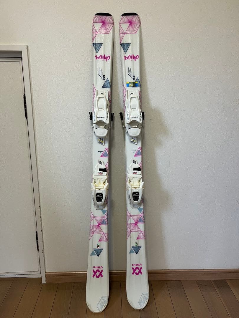 【スキー板セット】キッズジュニア VOLKL ［フォルクル］ピンク　120cm