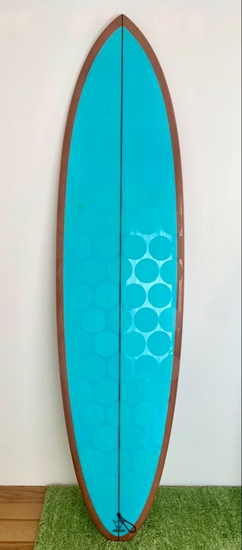 SHAKAミッドレングスサーフボード ライトブルー