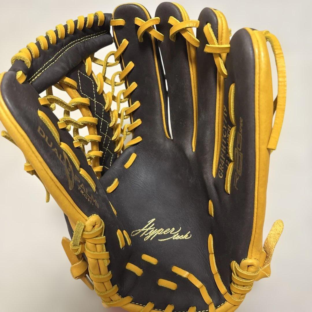 Rawlings Hyper Tech 軟式グローブ 黒/黄
