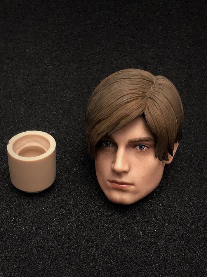 再販版) 1/6 RE2 レオン ヘッド バイオハザード DAMTOYS