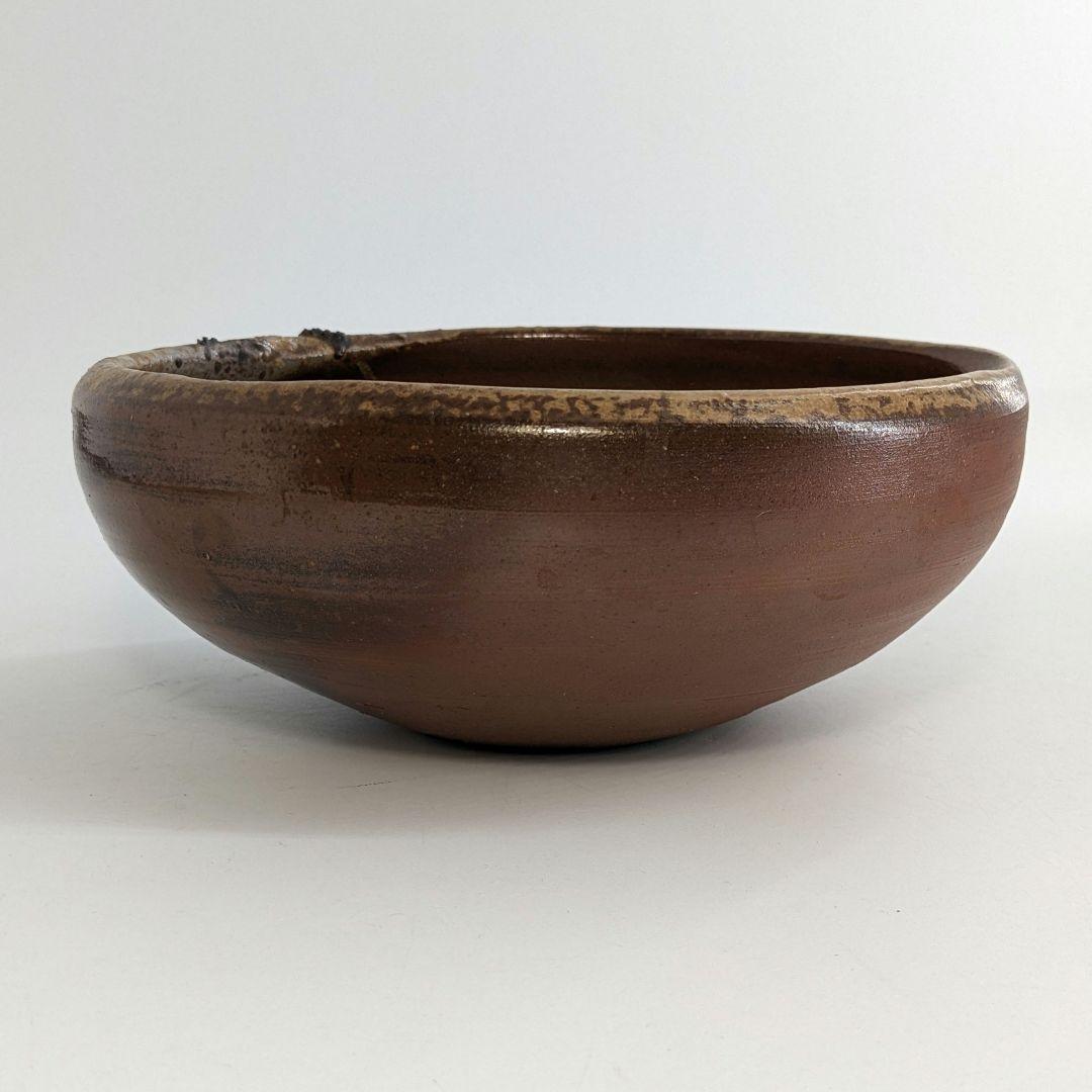 岡山県重要無形文化財 吉本正 備前焼 鉢 合箱合布 食器 皿 工芸品 菓子器