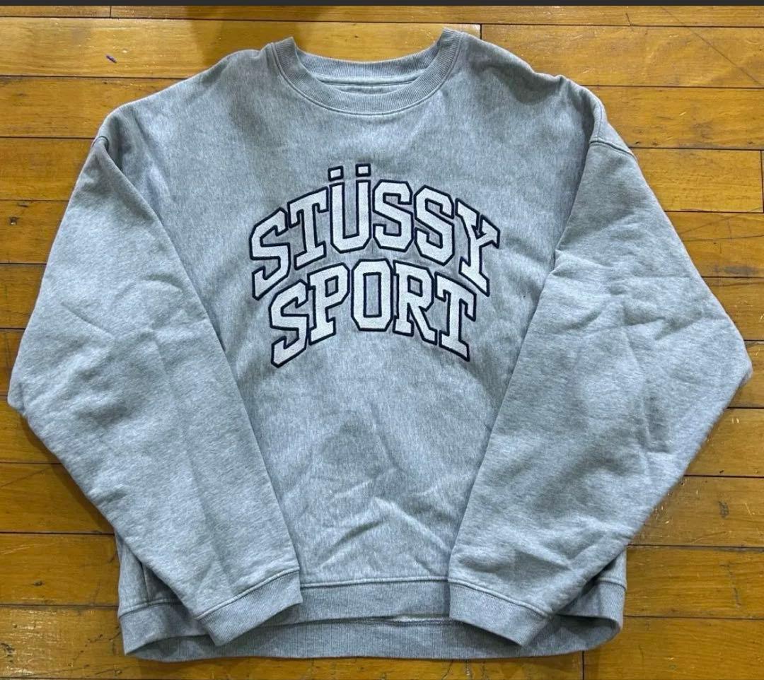 STÜSSY スポーツ トレーナー Lサイズ グレー