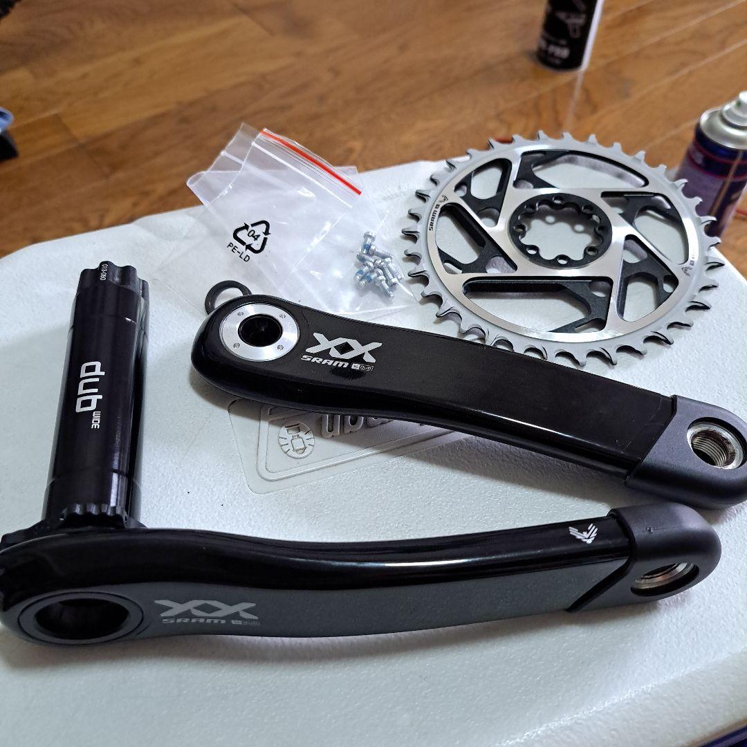 SRAM eagle xxsl 170クランク 34tチェーンリング