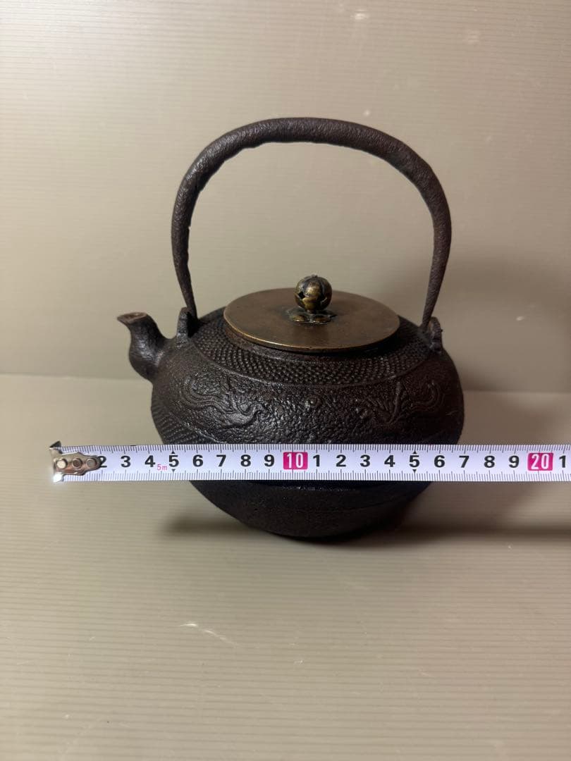 2853 茶道具　龍文堂　鉄瓶