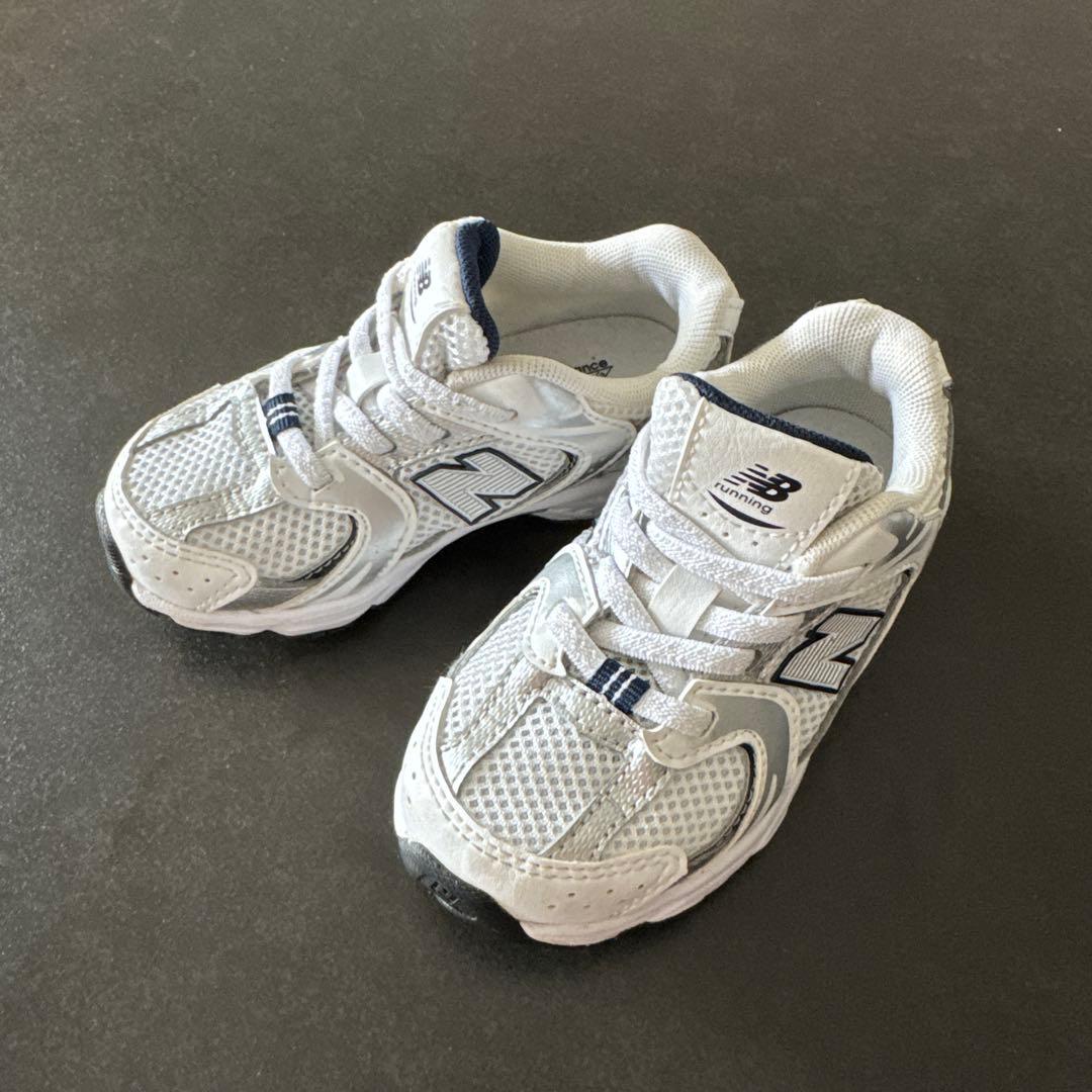 【希少】ニューバランス530 キッズ 13.5cm ホワイト/シルバー