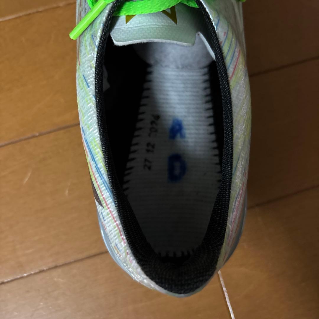 MIZUNOアルファ2PRO ホワイト×シルバーイリディセント 26.5センチ