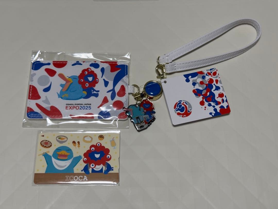 【完売品】大阪関西万博ミャクミャク イコちゃん ICOCA 合皮 パスケース