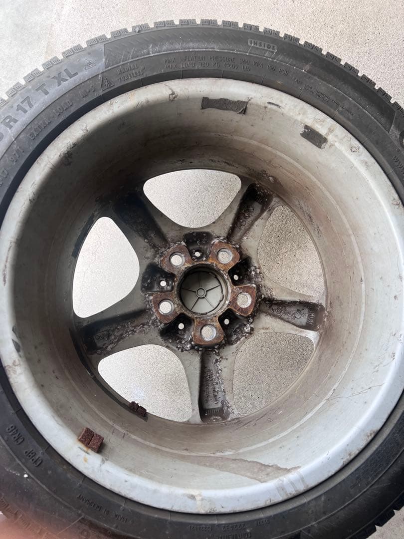  1シリーズ スタッドレス コンチネンタル F20 純正17インチ4本