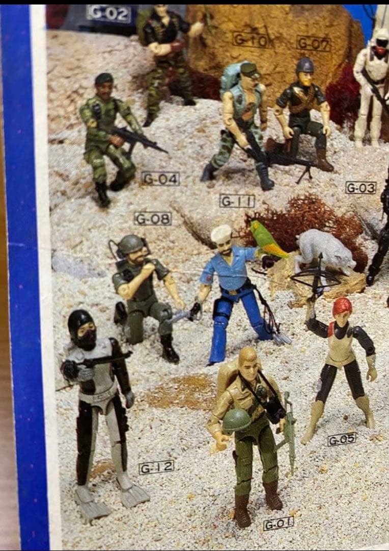 未開封G.Iジョー ストーカー ガンホー コブラ メジャーブラッド ３点セット