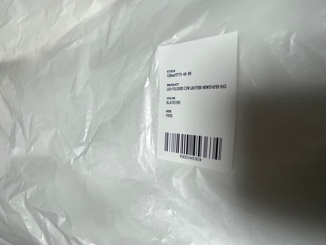 バッグ Llife POLISHED COW LEATHER NEWSPAPER BAG