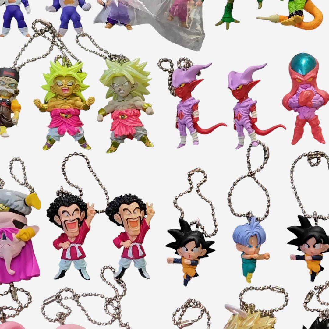 ドラゴンボール UDM まとめ売り キーホルダー スイング ストラップ 黒紐