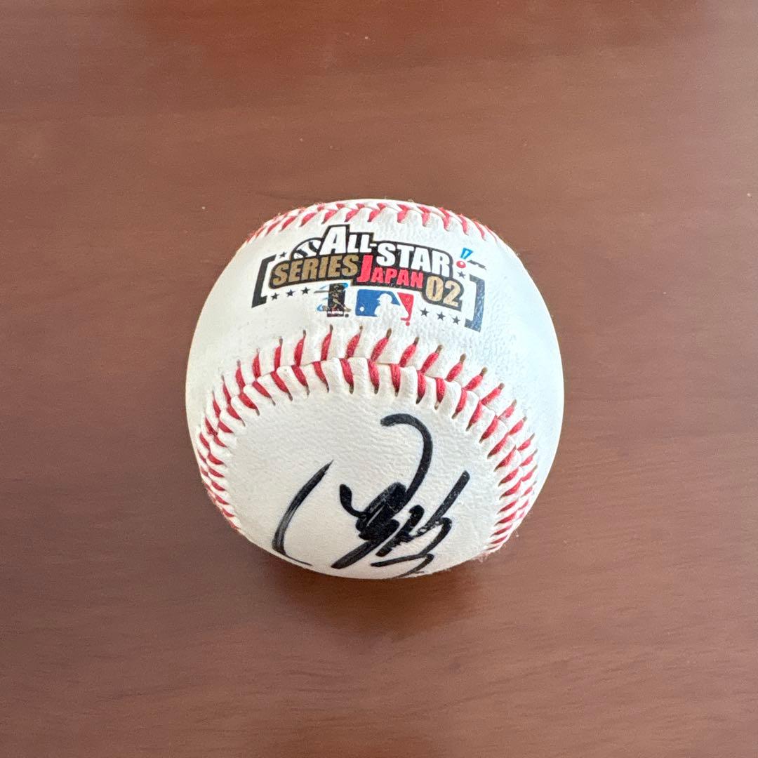 オールスターシリーズジャパン02 元阪神タイガース今岡誠選手直筆サインボール