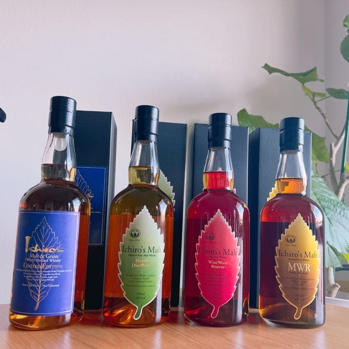 イチローズモルト2022 4本飲み比べ ミズナラ ワインウッド リミテッド