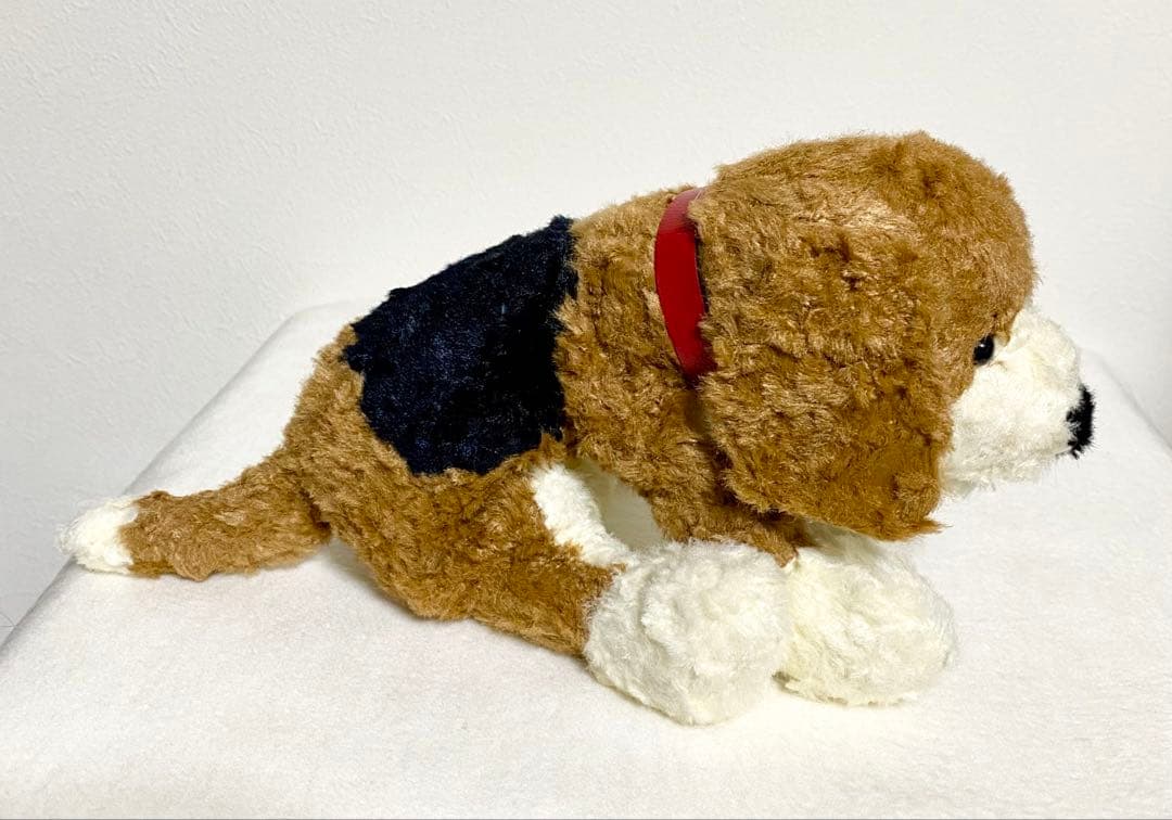 OHARA ビークル犬　ぬいぐるみ　赤い首輪　レトロ　ビンテージ