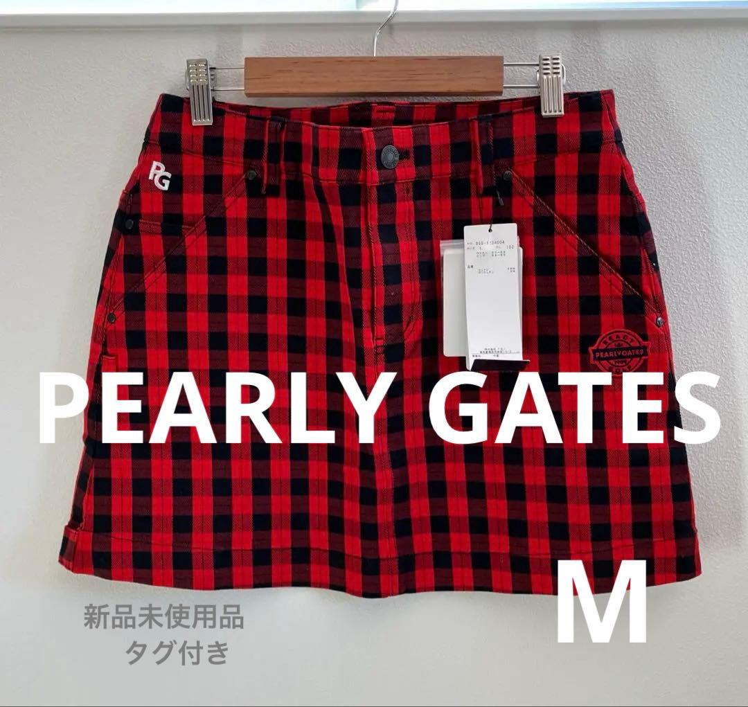 PEARLY GATES チェック柄ゴルフスカート