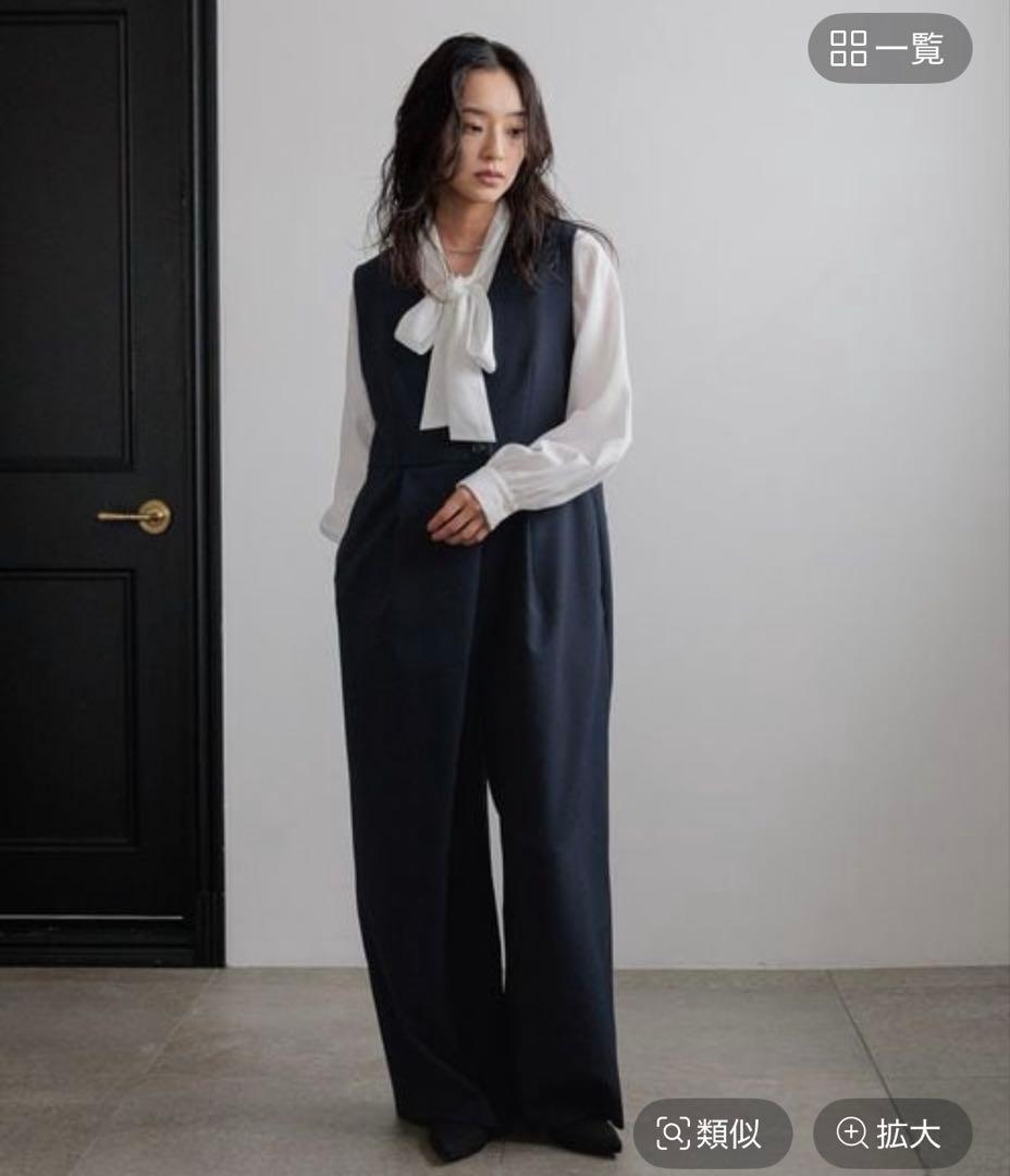 ローリーズファーム　Dayme オールインワン　セレモニー　ネイビー　Lサイズ