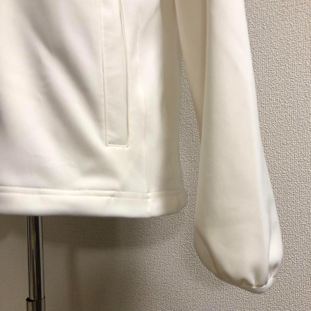 アディダスゴルフ◆ダブルジップ 撥水ジャケット◆ホワイト Sサイズ