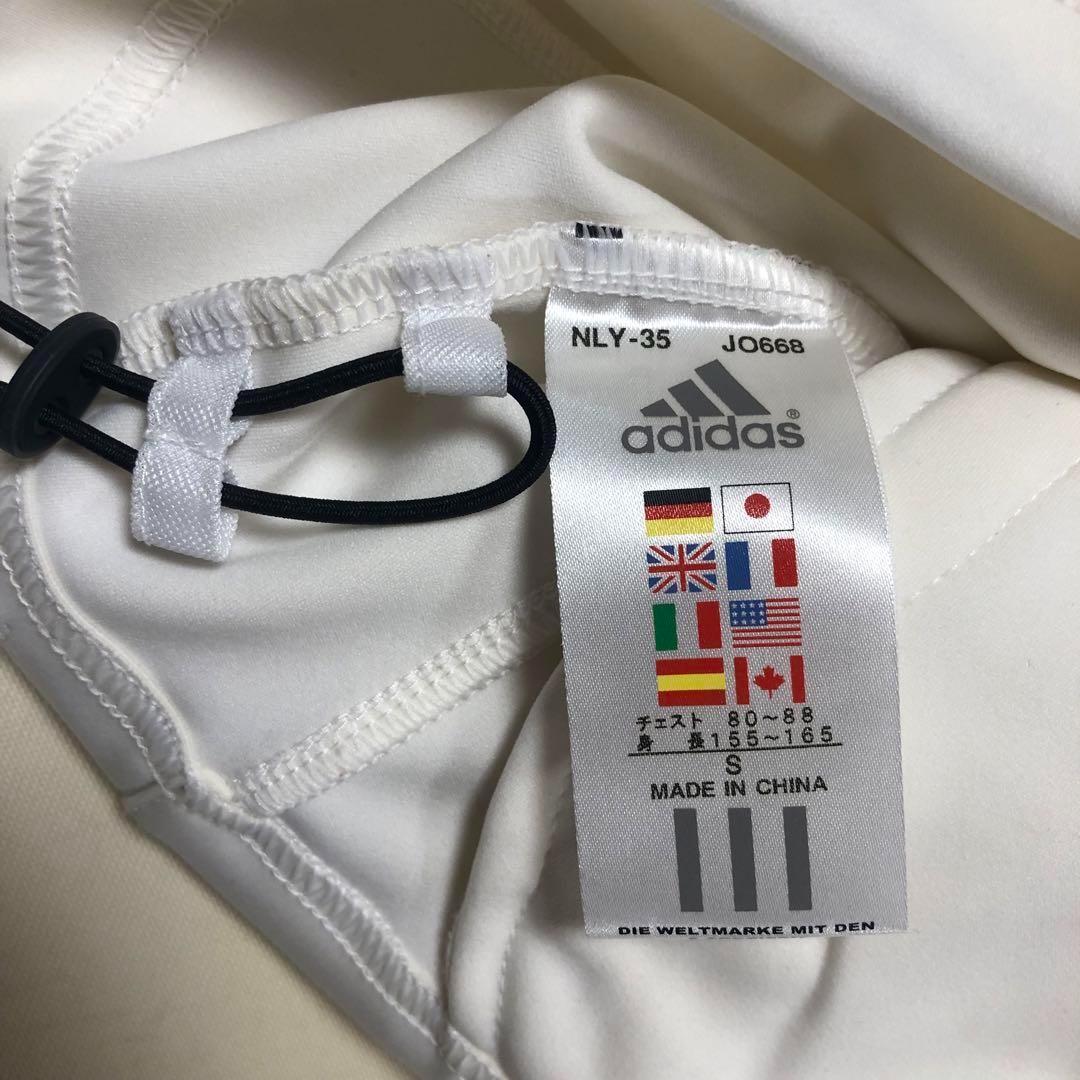 アディダスゴルフ◆ダブルジップ 撥水ジャケット◆ホワイト Sサイズ