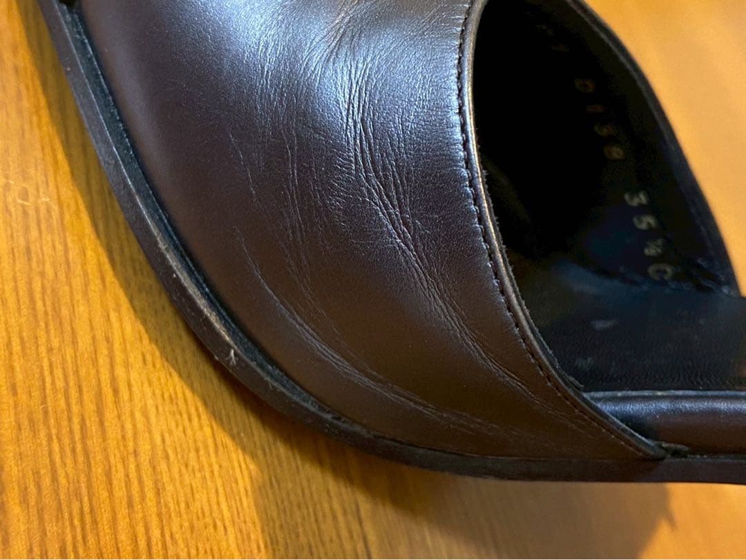 GUCCI グッチ　アンクルストラップ　ミュール　パンプス　ピンヒール