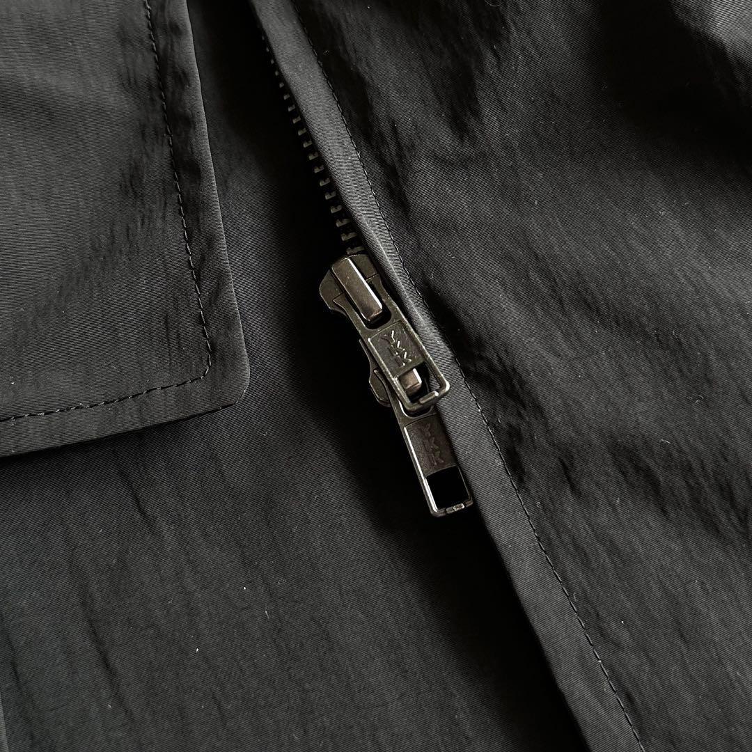 極美品 アイシービー 撥水 大きいサイズ44 ロングマウンテンパーカー 黒