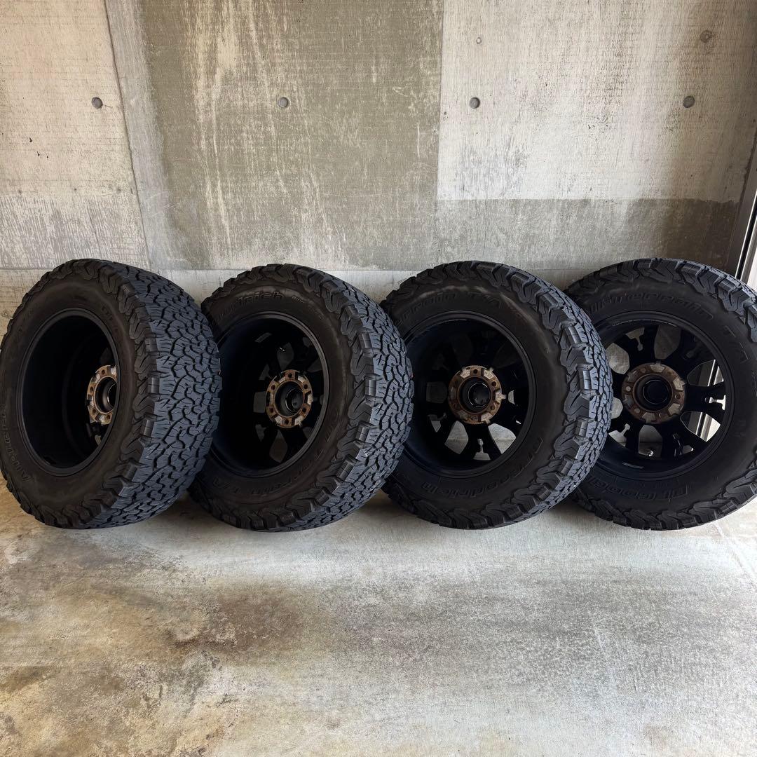 MGゴーレムマットブラック BFグッドリッチ265/65R17オールテレーン4本