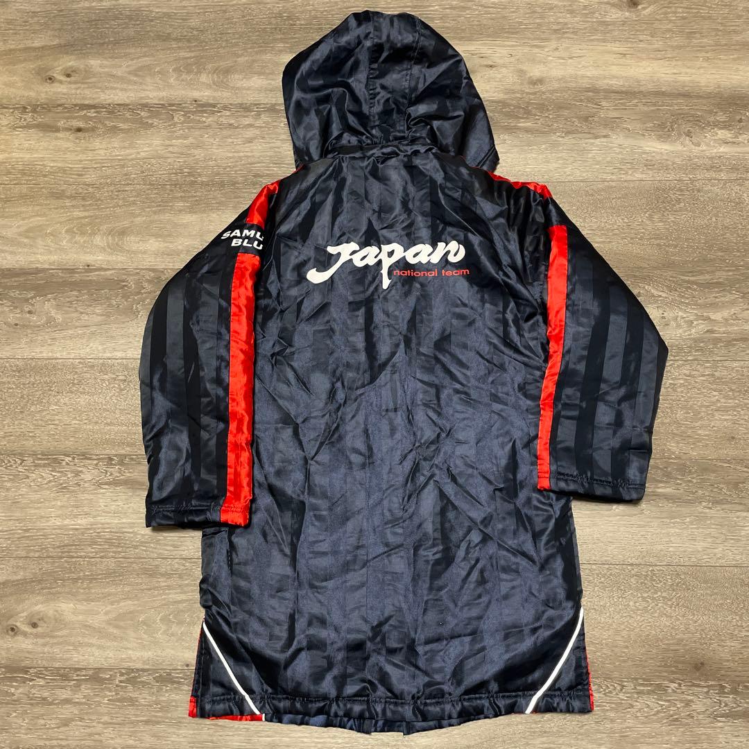 希少品 JFAサッカー日本代表 SAMURAI BLUE ベンチコート 150