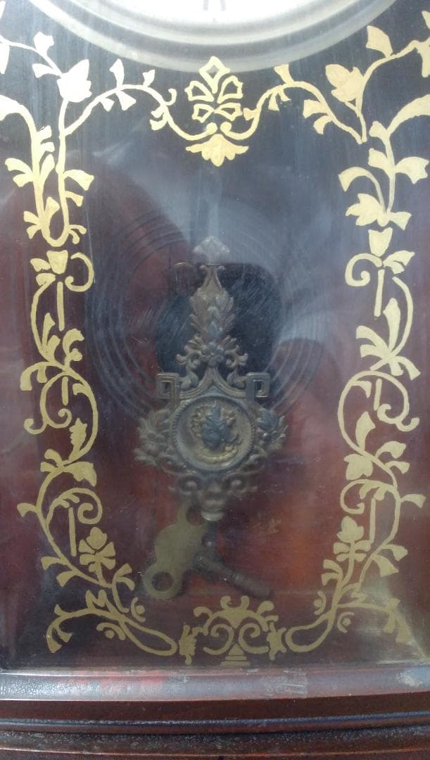 古い柱時計   ⑫