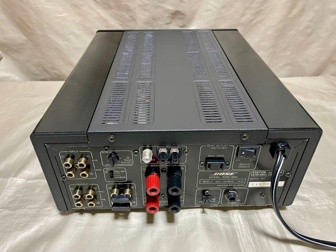 BOSE SSS-1MC 極美品　レンズ、ベルト、ギヤ新品　オーバーホール済み