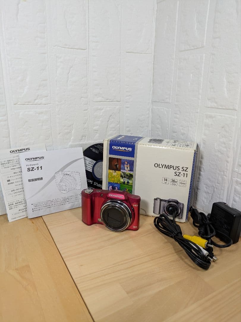 美品箱あり OLYMPUS SZ SZ-11レッド オリンパス コンデジ