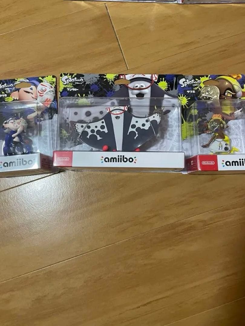 amiibo すりみ連合セット（フウカ／ウツホ／マンタロー）