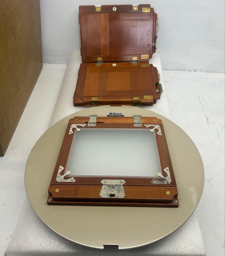 ニコン木製乾板ホルダー