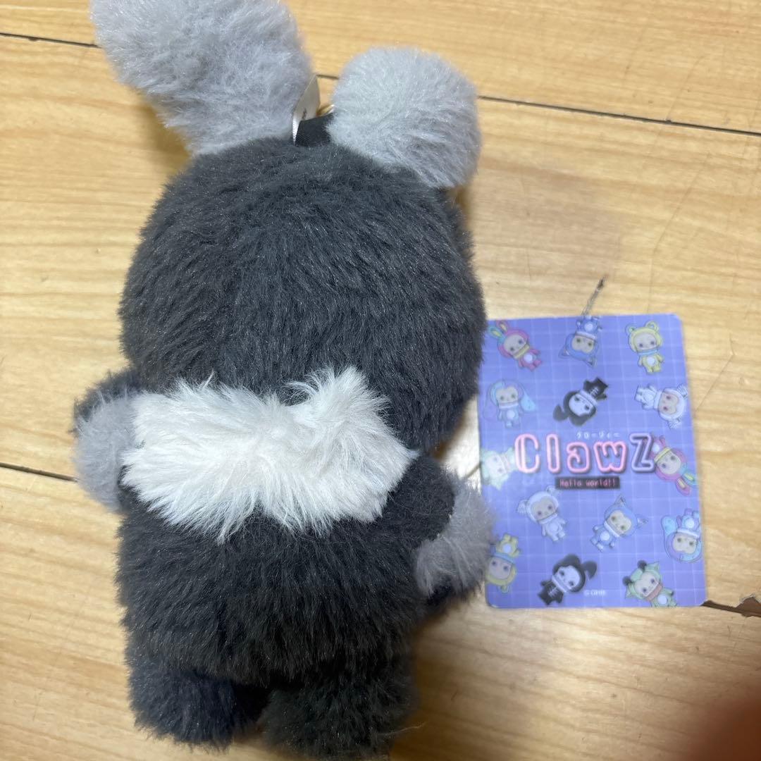 ★値下げ　レア　Clawz ぬいぐるみ グレー/ホワイト 約20cm