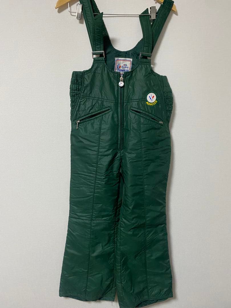 MONCLER モンクレール スキーウェア ビブパンツ 緑 Ｍ アシックス