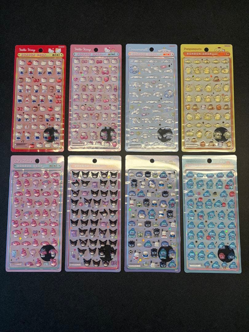 サンリオ　ボンボンドロップシール　ミニ　コンプリート　正規品