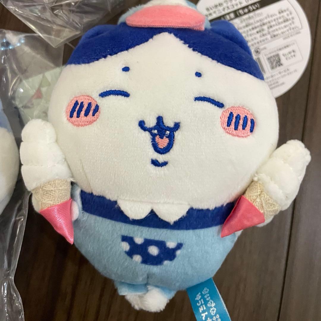 ちいかわワクワクゆうえんち ハチワレ ぬいぐるみ マスコット 4点セット