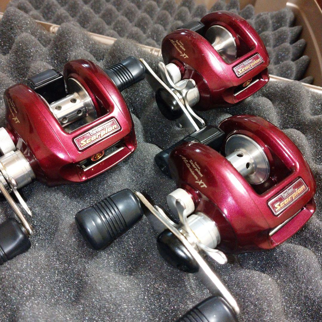 シマノ バンタム スコーピオン メタニウムXT 赤メタ 3個セット