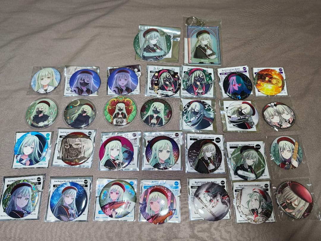 バンドリ Ave mujica 若葉睦 モーティス 缶バッジ まとめ30個セット