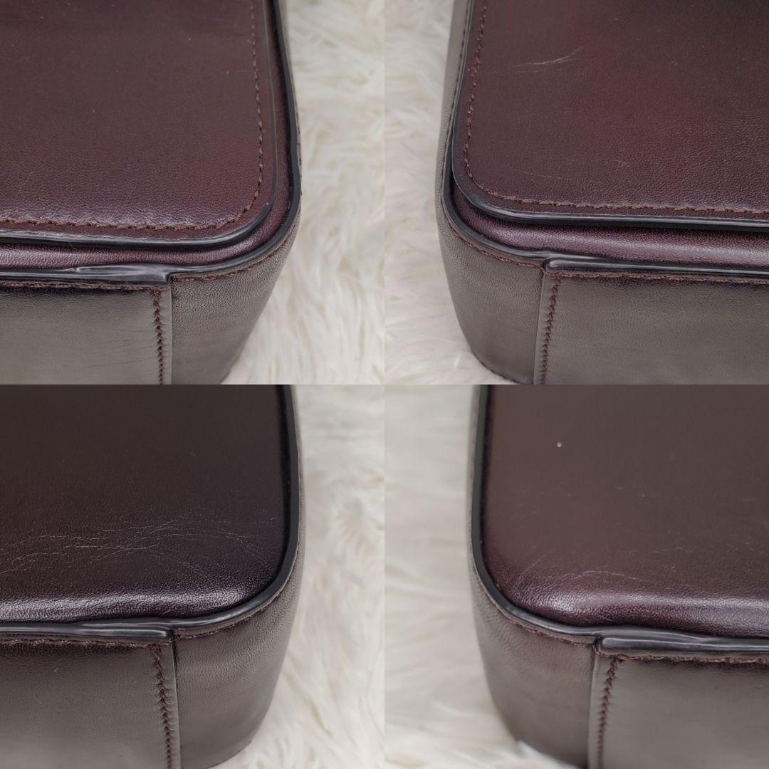 MOTHERHOUSE 牛革 ショルダーバッグ アンティーク ブラウン